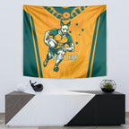 Custom Australia Rugby Tapestry Wallabies Mascots Sporty Version
