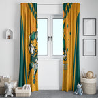 Custom Australia Rugby Window Curtain Wallabies Mascots Sporty Version