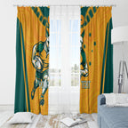Custom Australia Rugby Window Curtain Wallabies Mascots Sporty Version