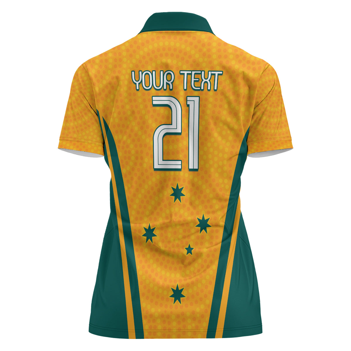 Custom Australia Rugby Women Polo Shirt Wallabies Mascots Sporty Version