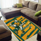 Custom Australia Rugby Area Rug Wallabies Mascots Indigenous Aboriginal Version