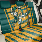Custom Australia Rugby Back Car Seat Cover Wallabies Mascots Indigenous Aboriginal Version