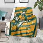 Custom Australia Rugby Blanket Wallabies Mascots Indigenous Aboriginal Version