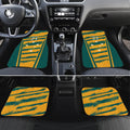 Custom Australia Rugby Car Mats Wallabies Mascots Indigenous Aboriginal Version