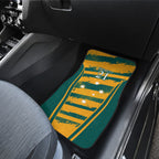 Custom Australia Rugby Car Mats Wallabies Mascots Indigenous Aboriginal Version