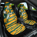 Custom Australia Rugby Car Seat Cover Wallabies Mascots Indigenous Aboriginal Version