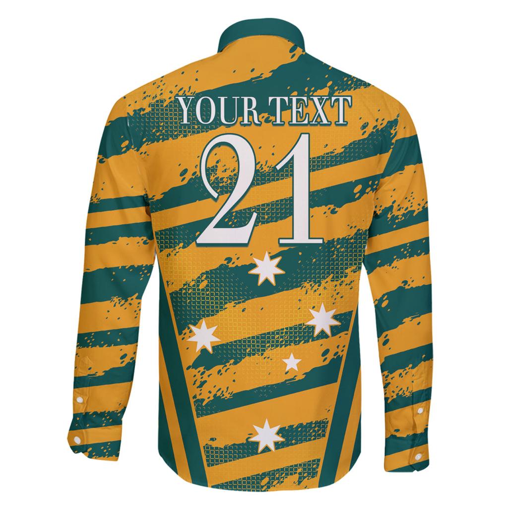 Custom Australia Rugby Family Matching Puletasi and Hawaiian Shirt Wallabies Mascots Indigenous Aboriginal Version