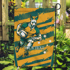 Custom Australia Rugby Garden Flag Wallabies Mascots Indigenous Aboriginal Version