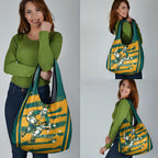 Custom Australia Rugby Grocery Bag Wallabies Mascots Indigenous Aboriginal Version