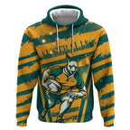 Custom Australia Rugby Hoodie Wallabies Mascots Indigenous Aboriginal Version