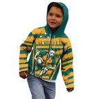 Custom Australia Rugby Kid Hoodie Wallabies Mascots Indigenous Aboriginal Version