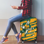 Custom Australia Rugby Luggage Cover Wallabies Mascots Indigenous Aboriginal Version