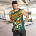 Custom Australia Rugby Men Tank Top Wallabies Mascots Indigenous Aboriginal Version