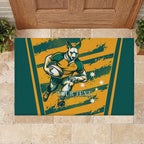 Custom Australia Rugby Rubber Doormat Wallabies Mascots Indigenous Aboriginal Version