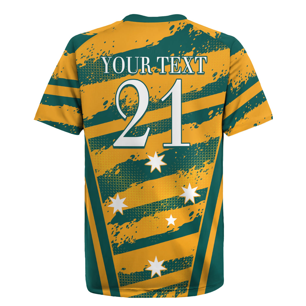 Custom Australia Rugby Rugby Jersey Wallabies Mascots Indigenous Aboriginal Version