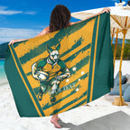 Custom Australia Rugby Sarong Wallabies Mascots Indigenous Aboriginal Version