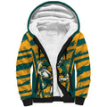 Custom Australia Rugby Sherpa Hoodie Wallabies Mascots Indigenous Aboriginal Version