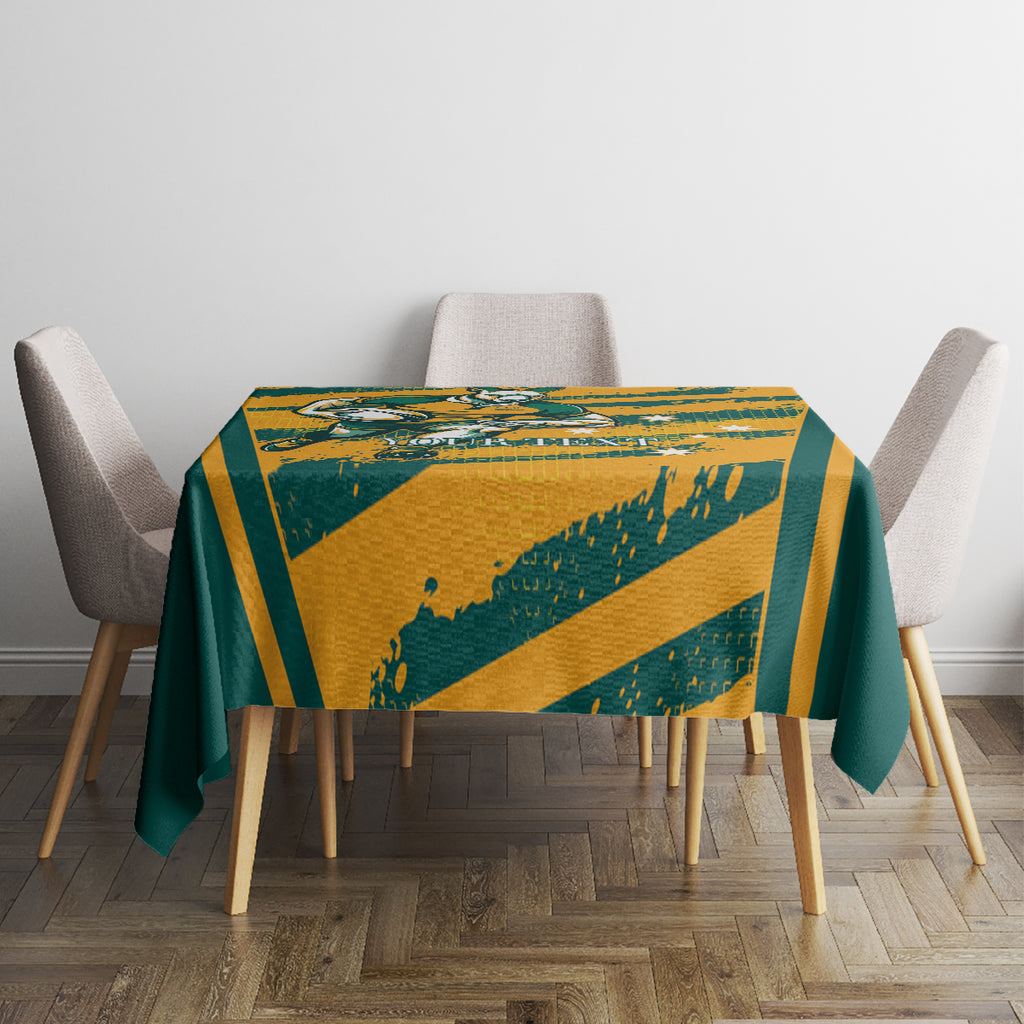 Custom Australia Rugby Tablecloth Wallabies Mascots Indigenous Aboriginal Version