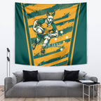 Custom Australia Rugby Tapestry Wallabies Mascots Indigenous Aboriginal Version