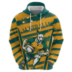 Custom Australia Rugby Zip Hoodie Wallabies Mascots Indigenous Aboriginal Version