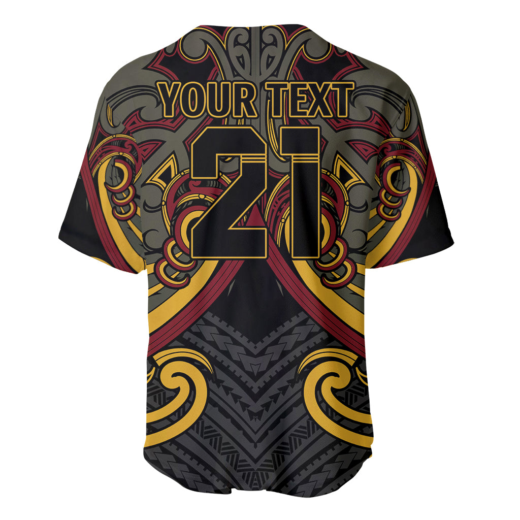 Maori Hei Tiki Tribal Tattoo Baseball Jersey