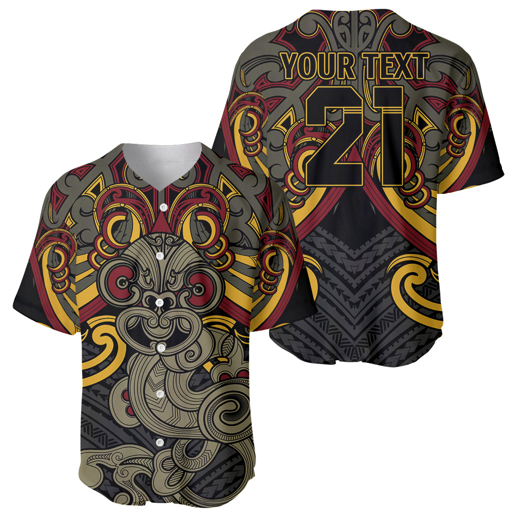 Maori Hei Tiki Tribal Tattoo Baseball Jersey