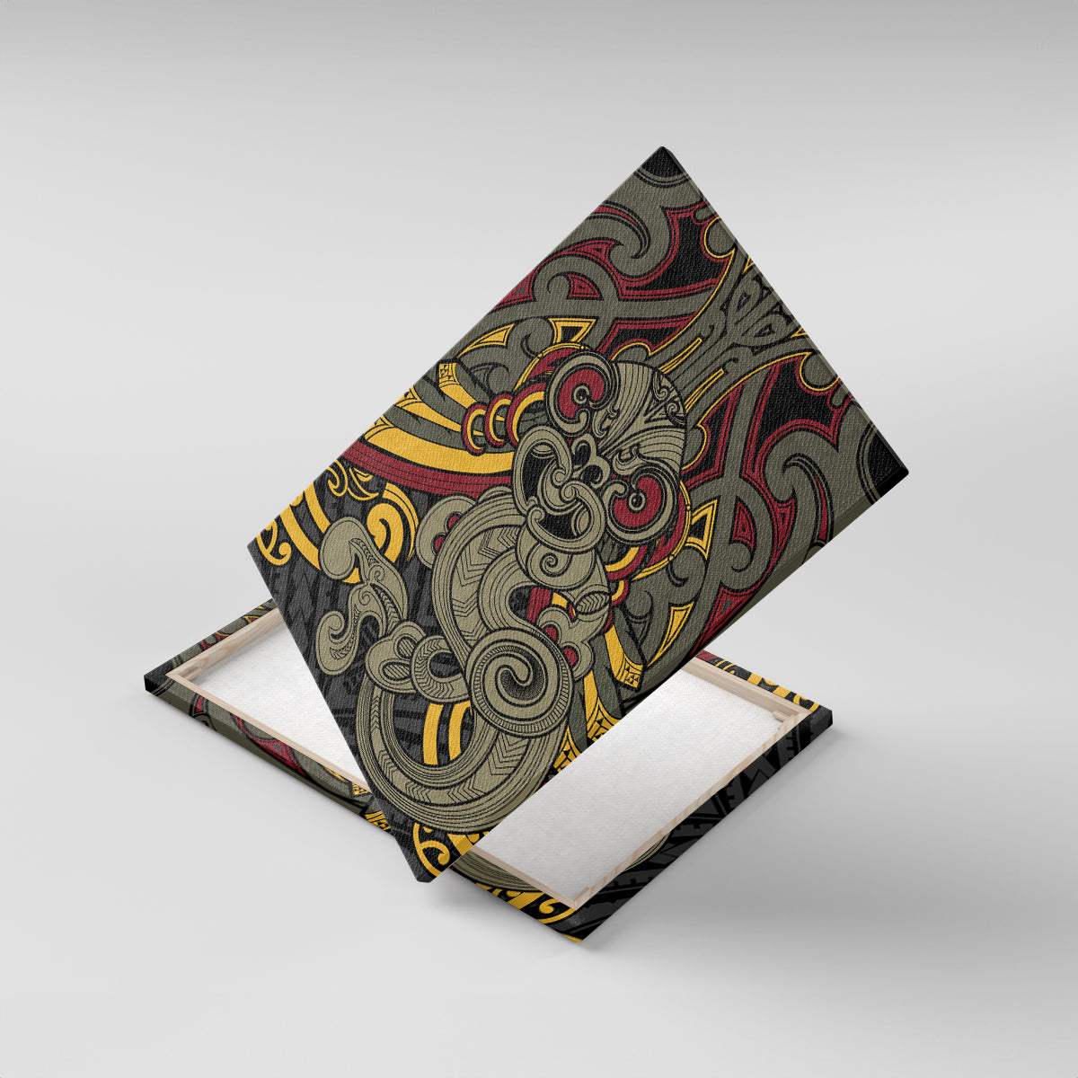 Maori Hei Tiki Tribal Tattoo Canvas Wall Art