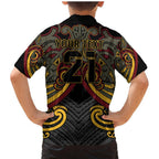 Maori Hei Tiki Tribal Tattoo Family Matching Mermaid Dress and Hawaiian Shirt