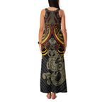 Maori Hei Tiki Tribal Tattoo Family Matching Tank Maxi Dress and Hawaiian Shirt
