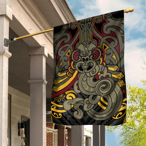 Maori Hei Tiki Tribal Tattoo Garden Flag