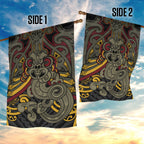 Maori Hei Tiki Tribal Tattoo Garden Flag