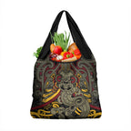 Maori Hei Tiki Tribal Tattoo Grocery Bag