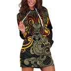 Maori Hei Tiki Tribal Tattoo Hoodie Dress