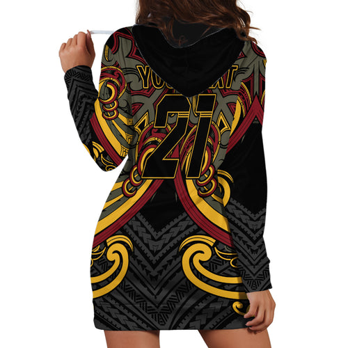 Maori Hei Tiki Tribal Tattoo Hoodie Dress