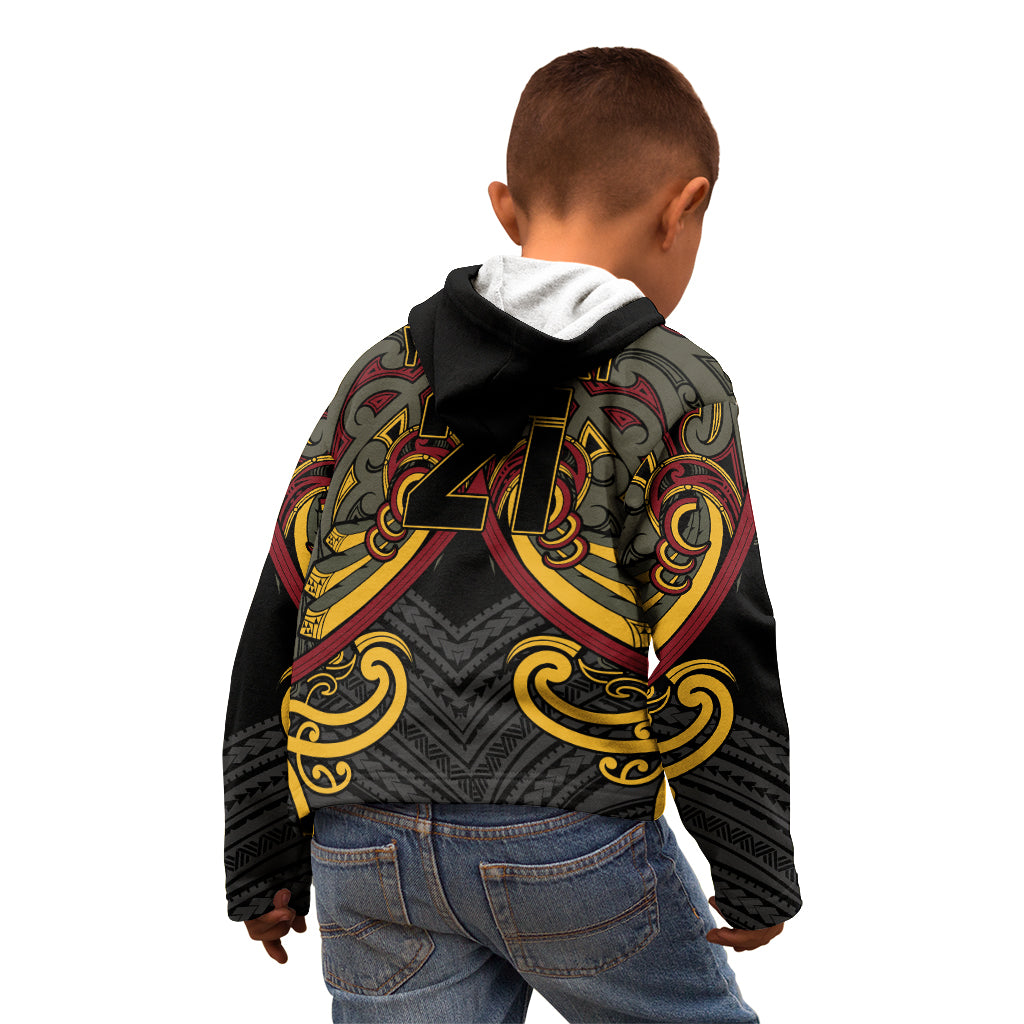 Maori Hei Tiki Tribal Tattoo Kid Hoodie