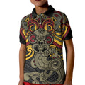 Maori Hei Tiki Tribal Tattoo Kid Polo Shirt
