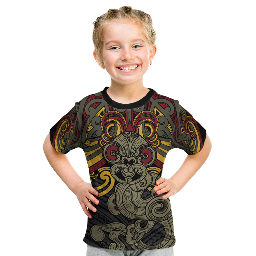 Maori Hei Tiki Tribal Tattoo Kid T Shirt