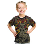 Maori Hei Tiki Tribal Tattoo Kid T Shirt