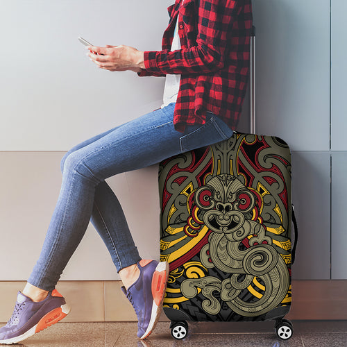 Maori Hei Tiki Tribal Tattoo Luggage Cover