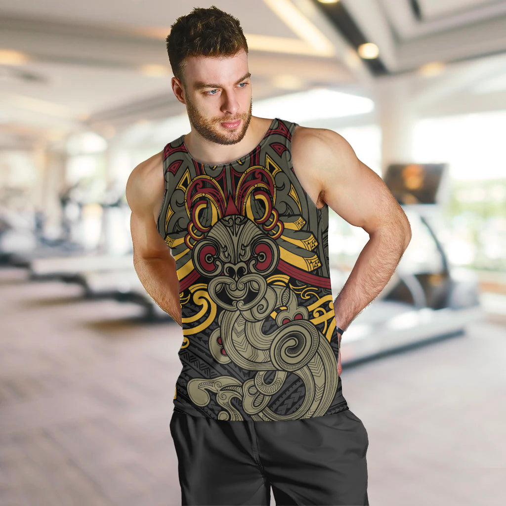 Maori Hei Tiki Tribal Tattoo Men Tank Top