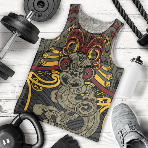 Maori Hei Tiki Tribal Tattoo Men Tank Top