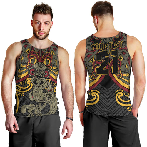 Maori Hei Tiki Tribal Tattoo Men Tank Top