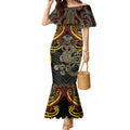 Maori Hei Tiki Tribal Tattoo Mermaid Dress