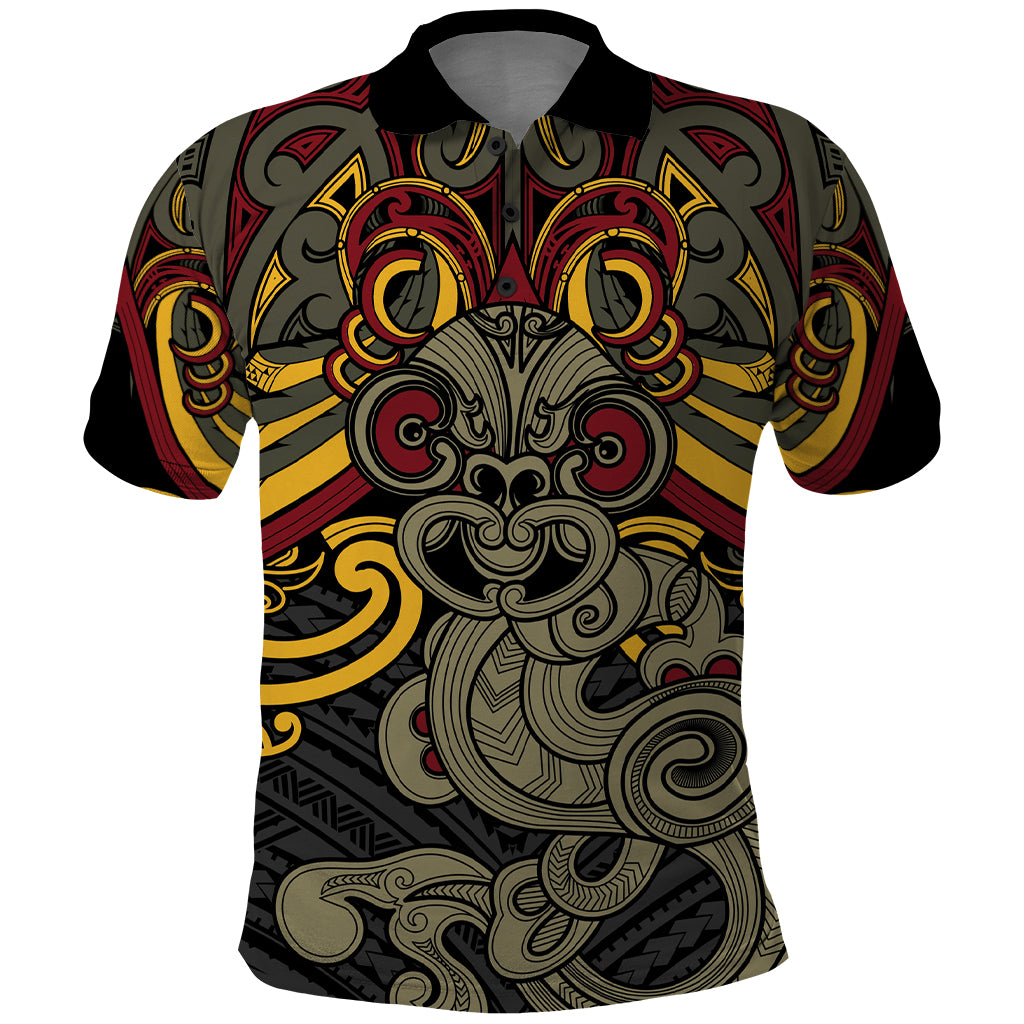 Maori Hei Tiki Tribal Tattoo Polo Shirt