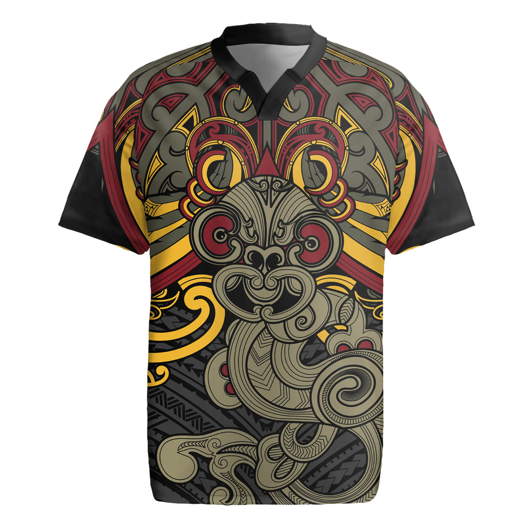 Maori Hei Tiki Tribal Tattoo Rugby Jersey