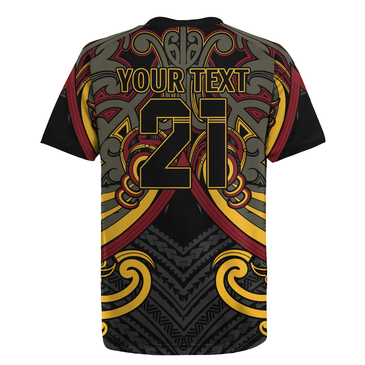 Maori Hei Tiki Tribal Tattoo Rugby Jersey