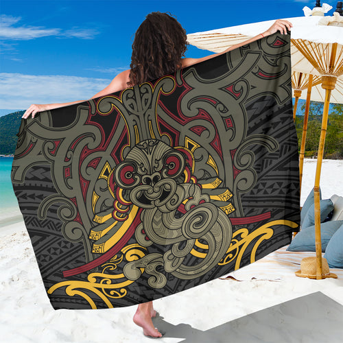 Maori Hei Tiki Tribal Tattoo Sarong