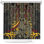 Maori Hei Tiki Tribal Tattoo Shower Curtain