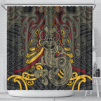Maori Hei Tiki Tribal Tattoo Shower Curtain