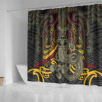 Maori Hei Tiki Tribal Tattoo Shower Curtain